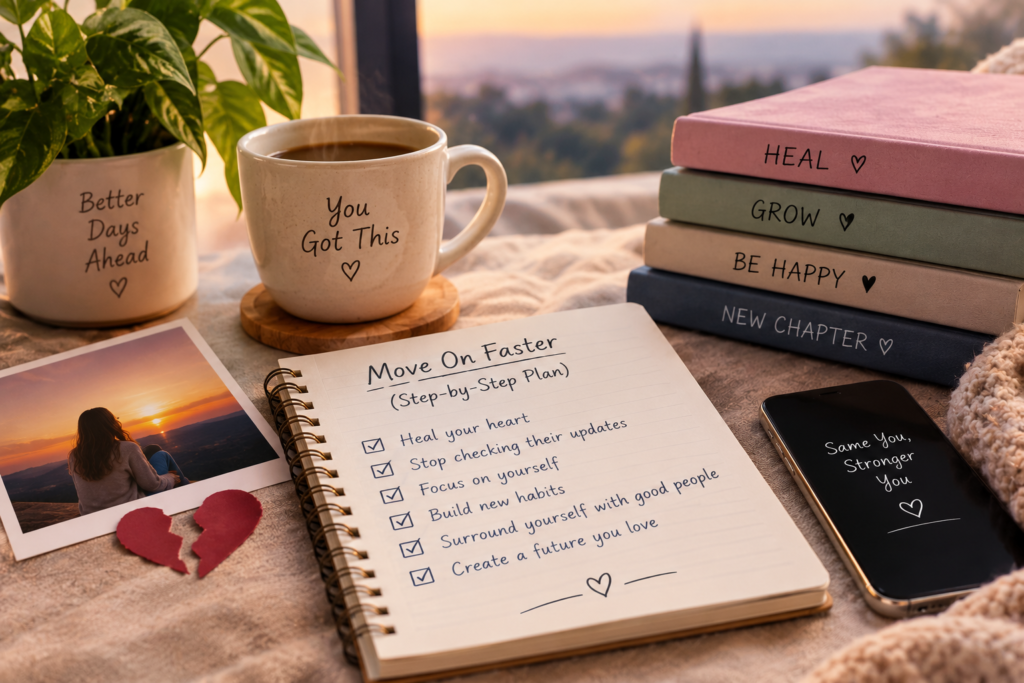 How to Move On From a Breakup Faster (Step-by-Step Plan) 1 how to get over a breakup fast